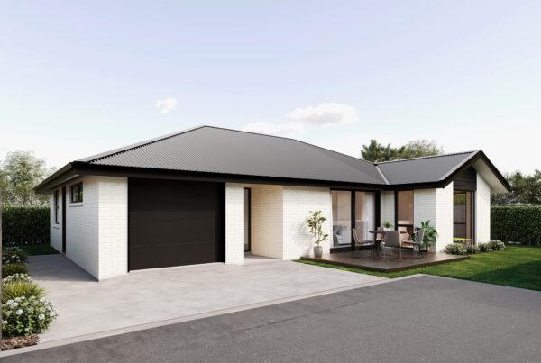 KAD Build Misty Cove house design exterior for 3 bedroom home Christchurch New Zealand