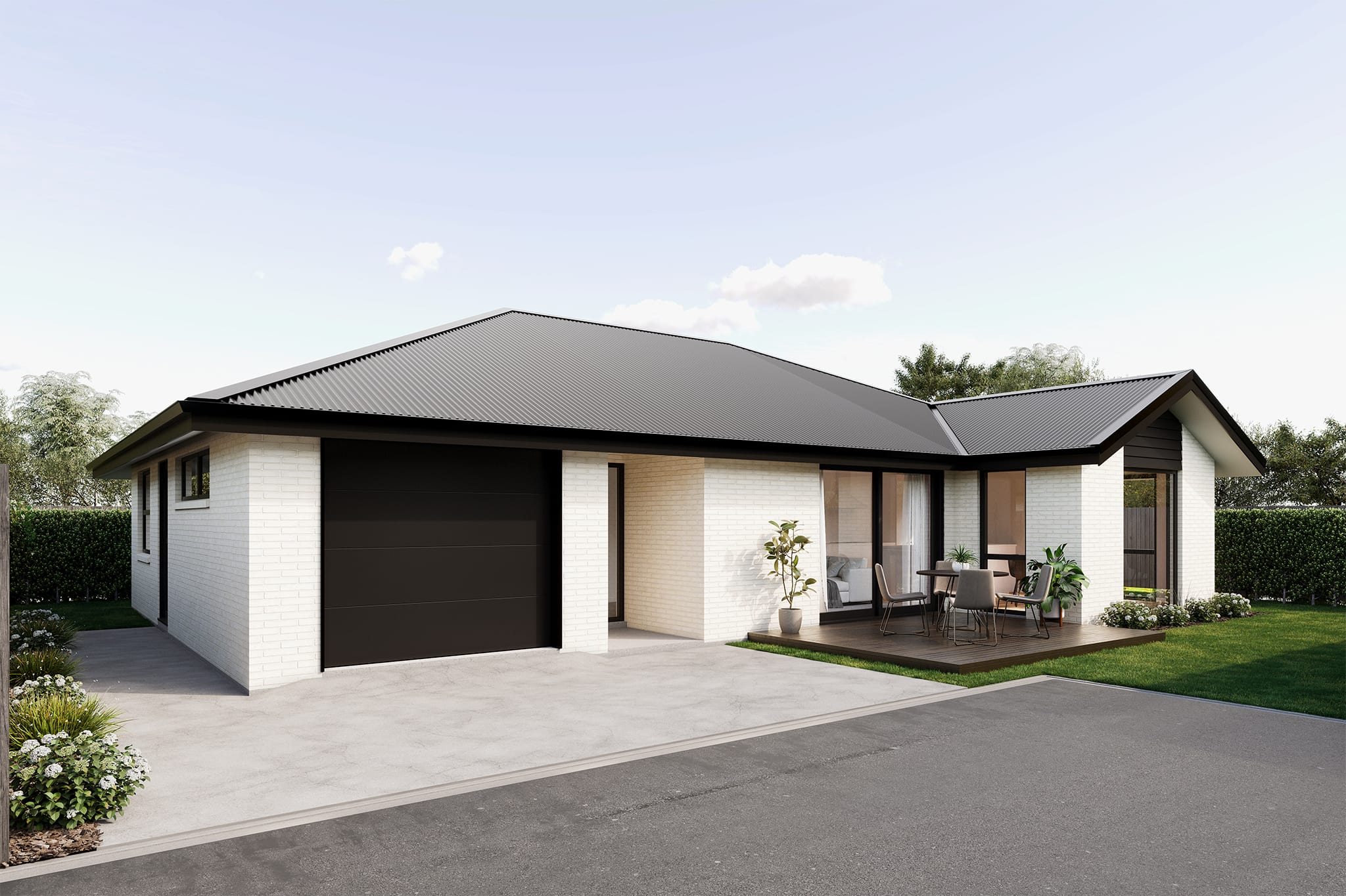 KAD Build Misty Cove house design exterior for 3 bedroom home Christchurch New Zealand